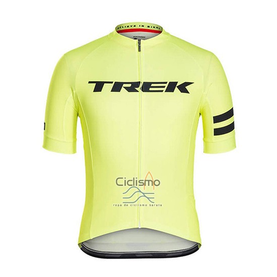 Trek Ropa Ciclismo Culotte Corto 2018 Mangas Cortas Luz AMarillo